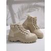 New Plus Size Women's Shoes Martin Boots Women's 2025 New Winter Platform Versatile British Style High Top