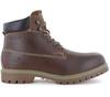 Boots - Men's Winter Boots Shoes Lined Leather Brown 53AX103-400470 ORIGINAL