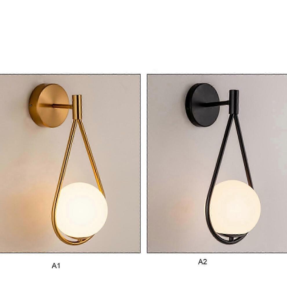 2025 New Vintage Led Wall Lamp Nordic Style For Bedroom Living Room Kitchen With Metal Side