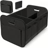 Car Trunk Storage Box with Reinforced Handles, Foldable Multi-Compartment Design, Made of Foldable Oxford Polyester, Suitable for Any Car, SUV