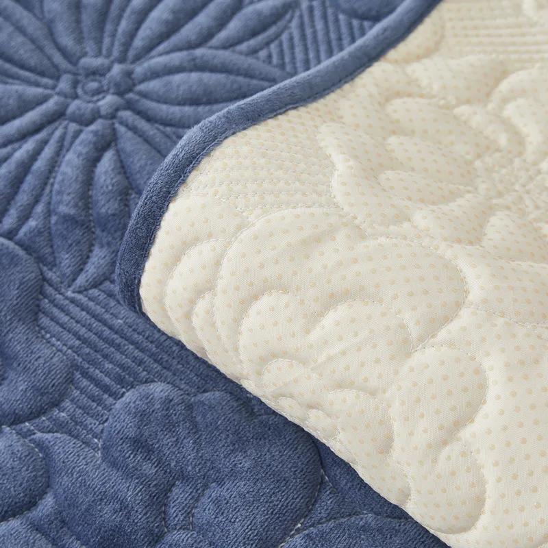 Plush Sofa Cover Towel Anti-Slip Thicken Sofa Covers for Living Room L Shape Sofa Chaise Lounge Cover Universal Couch Slipcover