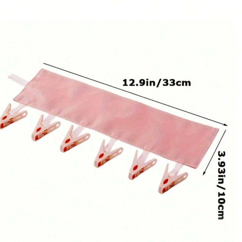 Portable Travel Clothes Hanger, Multi-Purpose Folding Clothes Clips, Hotel Socks & Underwear Clips, Travel Accessories Clothesline