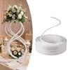 Tub PVC Flexibil Rulou de 16,4ft Țeavă Aluminiu Plastic Pentru Decorare Festival Aniversar Aranjament Flori Nuntă