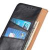 Leather Wallet Case for Oppo A54 5G/A74 5G/A93 5G, Black
