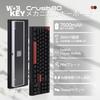 WOBKEY Crush80 Mechanische Englische Gasket Aluminium Hot VIA Tastatur, 3-Wege-Verbindung, Kabellos, Tenkeyless, TKL, Kompakt, Layout, Mount, RGB, Legierung,