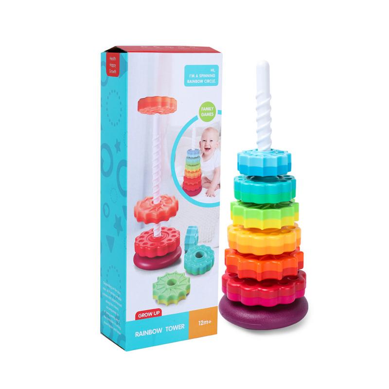 High-Quality Baby High-Quality Rotating High-Quality Rainbow High-Quality Tower High-Quality Montessori High-Quality Baby High-Quality Stacking