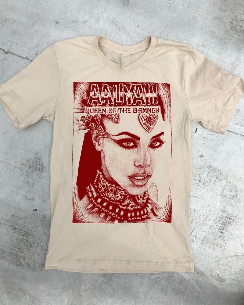 Queen of the Damned Aaliyah T Shirt Full Size S5XL EL562 Unisex T-Shirt M