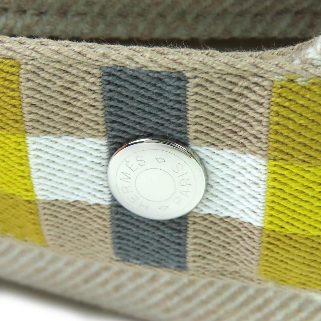 Pristine HERMES Pouch BRIDE A BLACK PM OC Serie Button Handbag wool Women Used