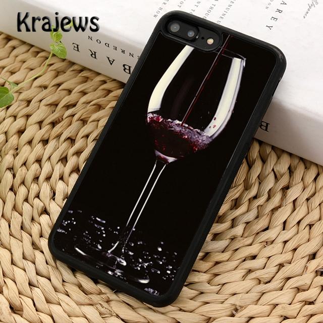 Krajews 1004 Vintage Wine Pattern Phone Case Cover For IPhone 18 17 Air 16 15 14 plus 11 12 13 pro max coque Shell Fundas
