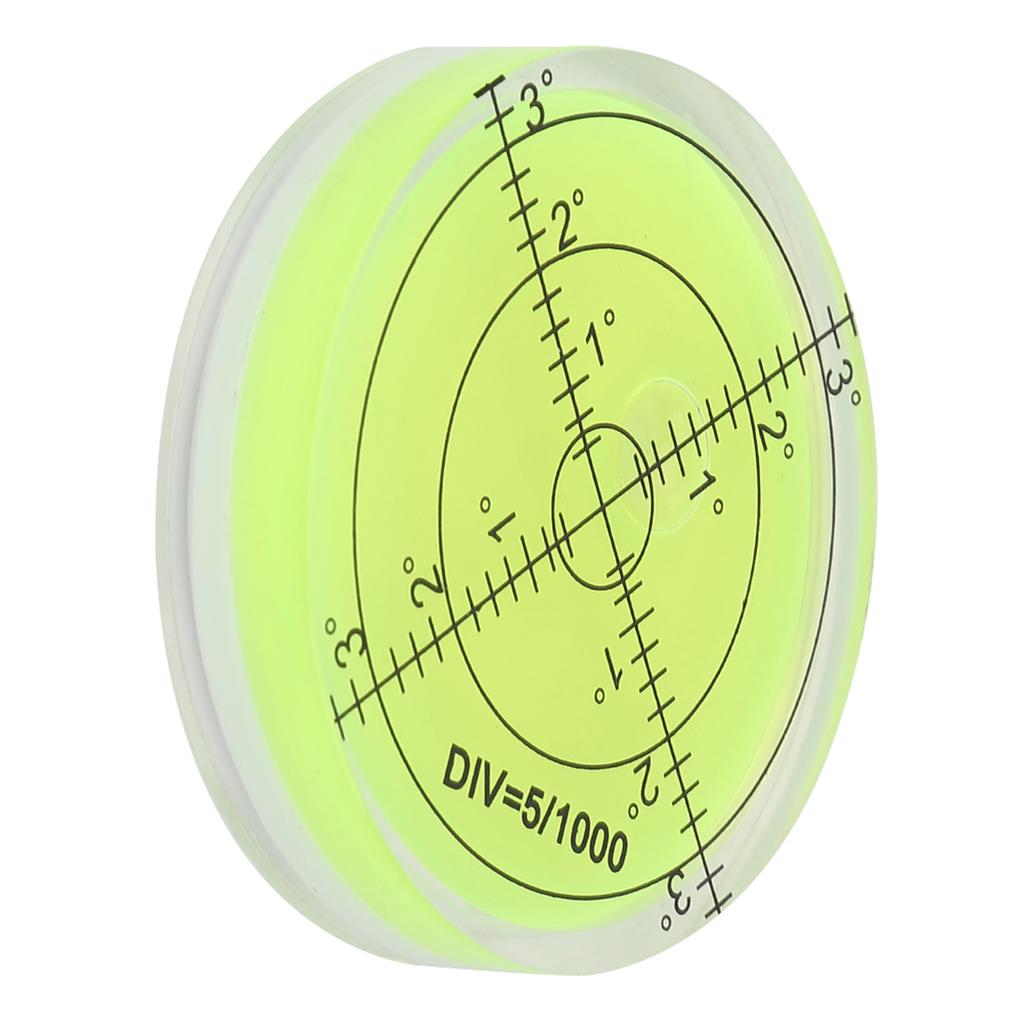 60mm Diameter Measuring Tool Round Level Bubble with Scale for Camera Platform Balance