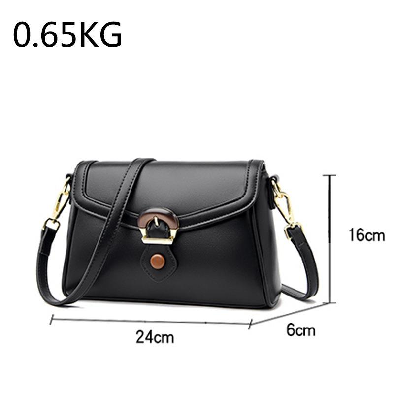 Guangzhou Women's Bag Generation High-quality Niche Lock Bag Leather Temperament Messenger Bag