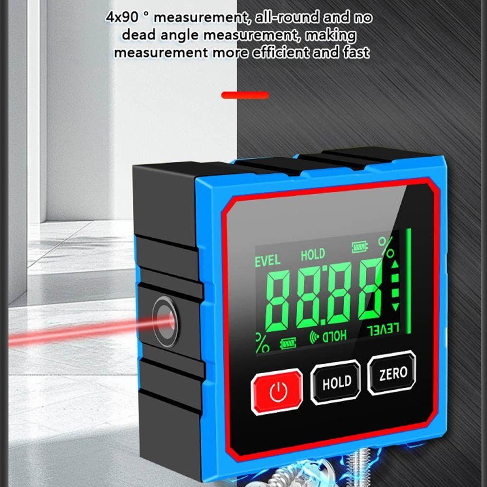 Gradient Measuring Level Protractor Inclinometer Electronic Tilt Angle Box  Electronic Level Laser