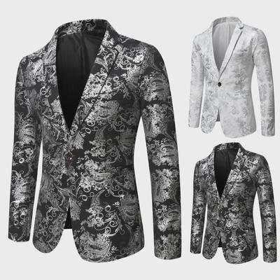 Men's Slim Business Casual Autumn Fashion Suits - Stage Performance Jackets