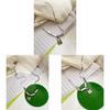 Steel Industrial Geometric Pendant Necklace For Men Women Minimalist Lock Design