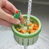 Sink Strainer Anti Clogging Cactus Shape Sink Strainer Plastic Drain Net Stopper Sink Waste Collector Kitchen Accessories
