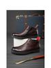 Men's Winter Chelsea Boots - Velvet-Lined Genuine Leather High-Top Martin Boots, British Style.
