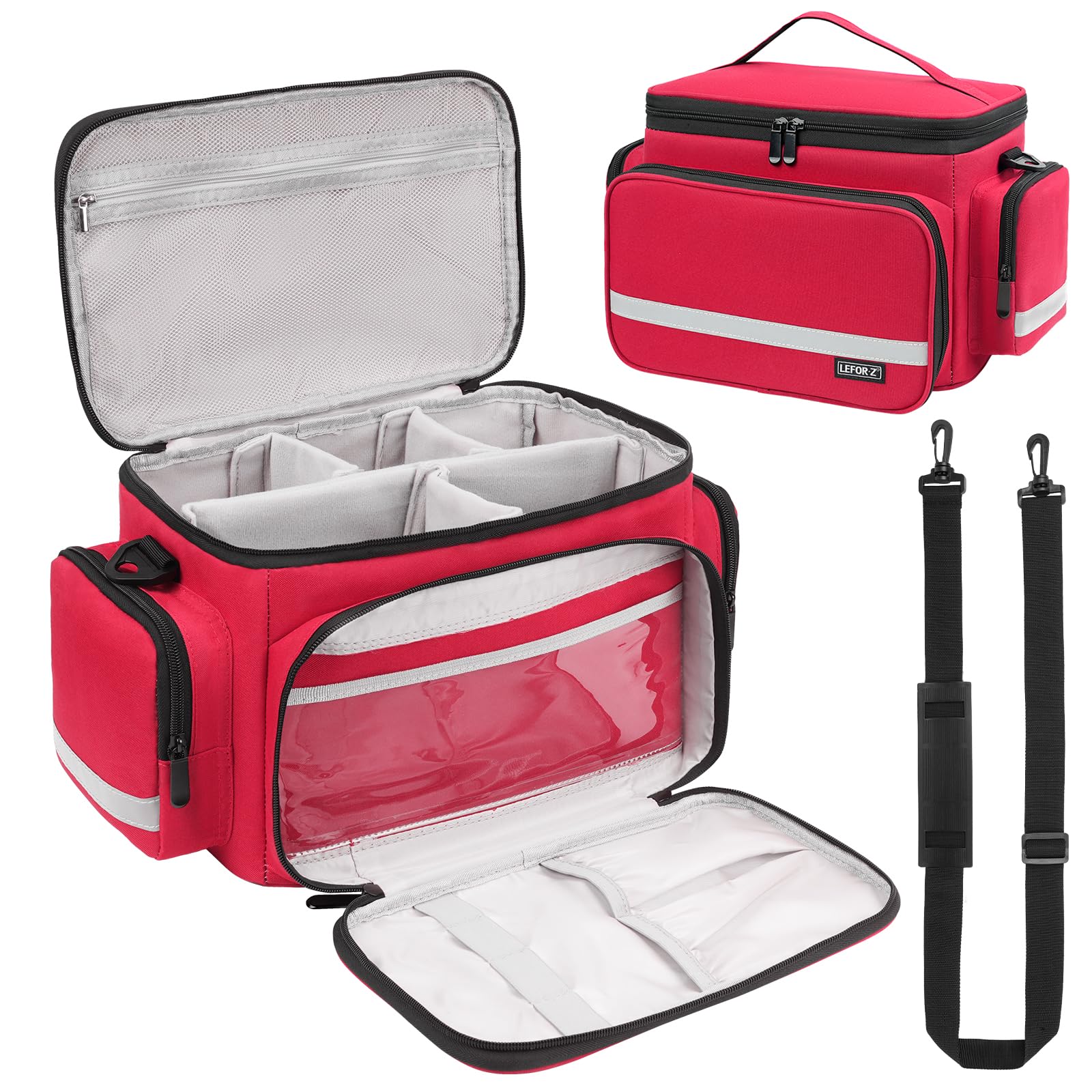 First Aid Bag for Home Use (Bag Only) Medical Pouch, First Aid Medicine Storage Box, for Sports/Club Activities/School/Emergency First Aid/Outdoor Use