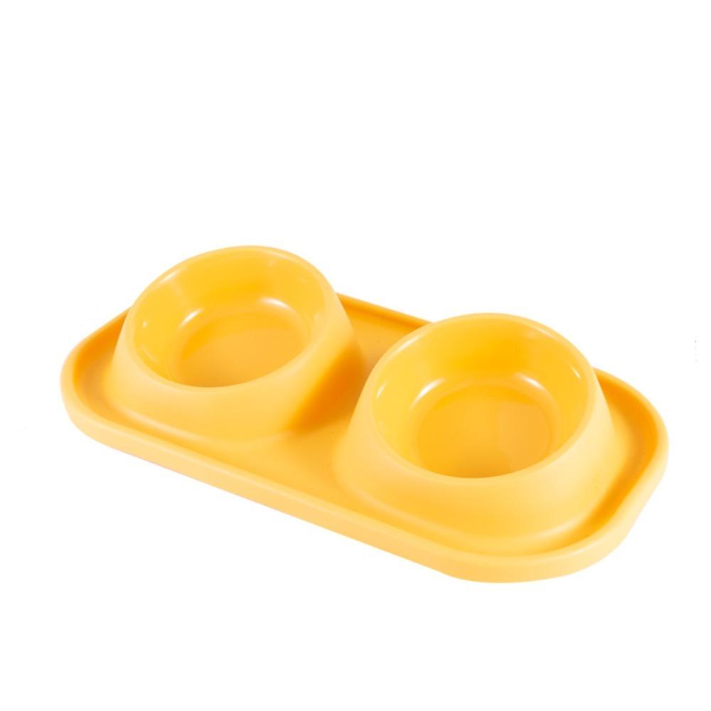 

Plastic Pet Feeding Double Bowls Stainless Steel Pet Food Basin Cat Food Bowl Container Style 5