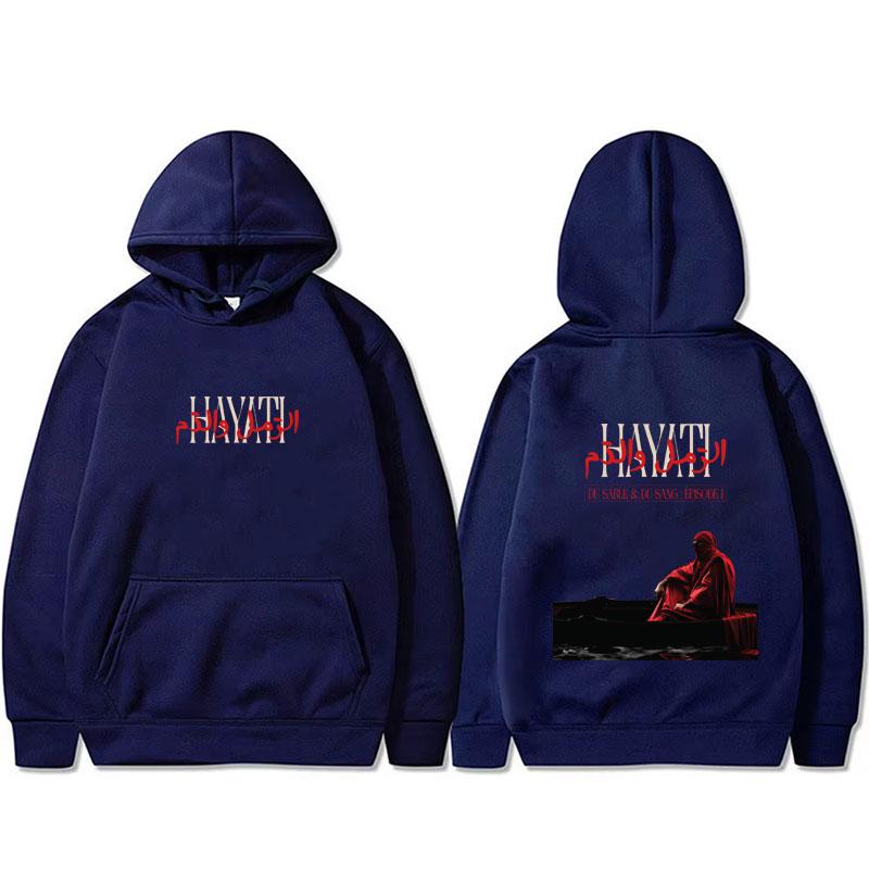 Rapper Niro Hayati Album Graphic Hoodie Men Women Hip Hop Fashion Pop Music Sweatshirt Man Vintage Hoodies