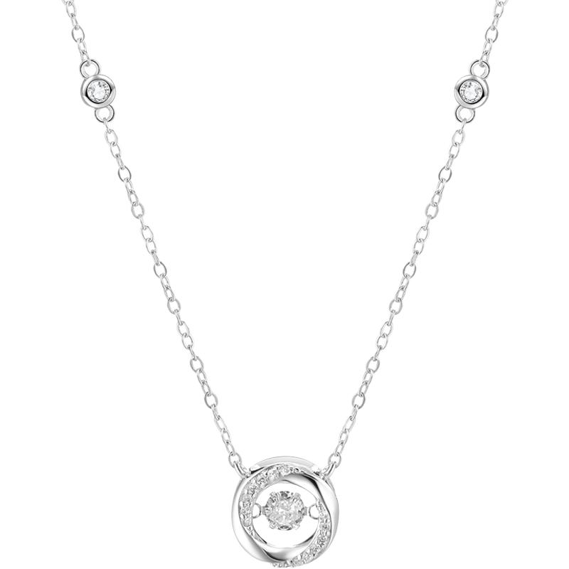 Clect Three-Second Heartbeat Alloy Pendant Necklace for Women сплава