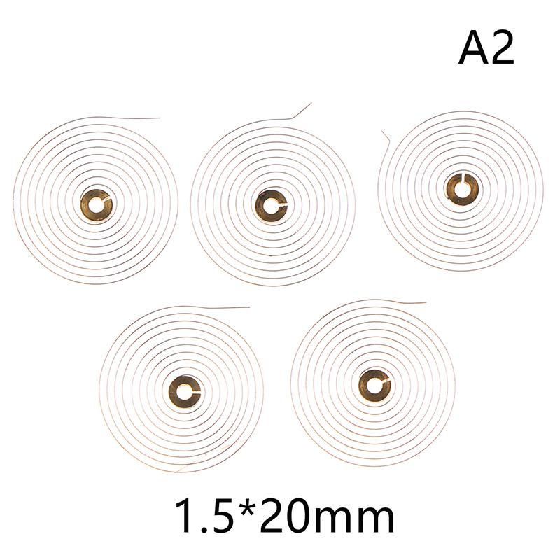 Componentes de despertador mecánico Piezas de despertador Volante de balance y espiral de volante Espiral de volante original Espiral de volante de péndulo completo
