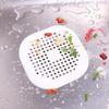 Square Silicone Drain Cover with Suction Cup - Anti-Clog Sink & Bathroom Filter