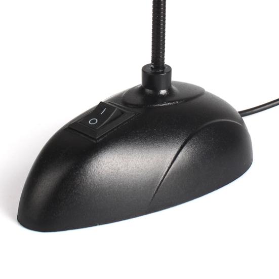 Wired Base Desktop Microphone Mobile Phone Karaoke Gaming Meeting Mic for PC