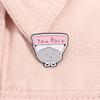 You Rock Emaille Pin Positieve Quote Je Bent Geweldig Creatieve Grappige Geologie Broche Revers Rugzak Badge Sieraden Cadeau Voor Vrienden