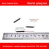 Micro Precision Extension Tension Spring Set with Hooks, 0.4mm Wire Diameter, 3-5mm Outer Diameter