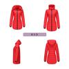 2023 Water-Repellent Cotton Parka with Detachable Hood and Long Sleeves - Warm Autumn/Winter Jacket for Women
