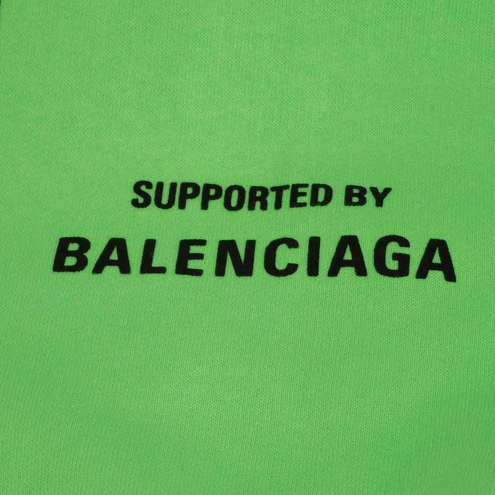 Used 11221 WFP logo print pullover hoodie, size 600583 TJVK4 4162 7846, XS, World Food Programme, Fleur Green, Men's