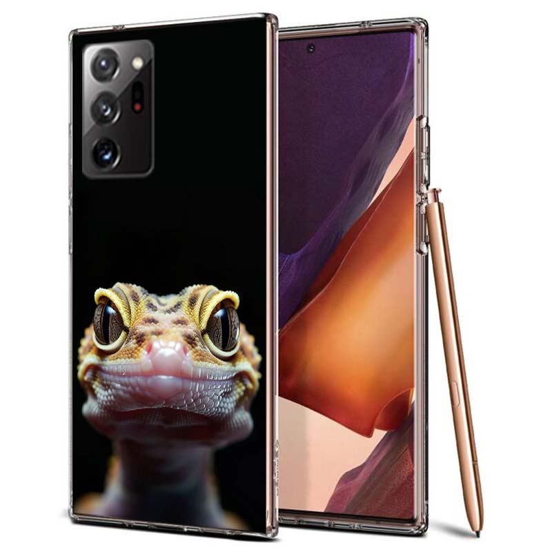 Lizards and Geckos Have Big Eyes Phone Case for Samsung A55 A35 A25 A15 A07 A05S A16 A17 A26 A36 A37 A56 A57 Galaxy Note 20 10 A
