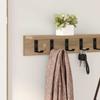 Wall Mounted Nightstand Artisan Oak Finish 100 X 10.5 X 10.5 Cm