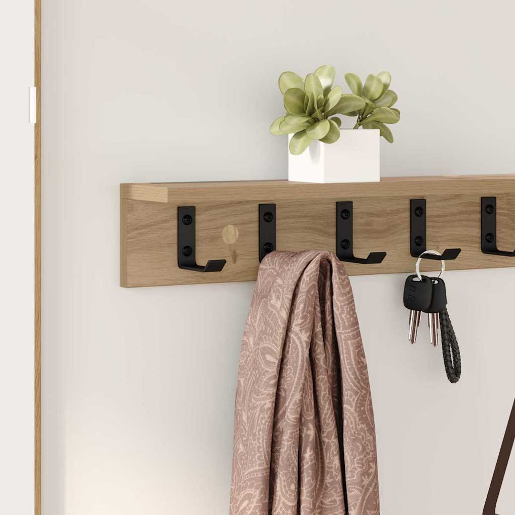 Wall Mounted Nightstand Artisan Oak Finish 100 X 10.5 X 10.5 Cm