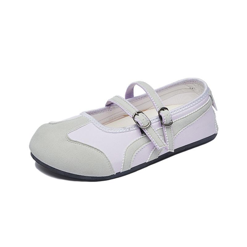 Summer Breathable New Mary Jean Flat-soled Loafers Round Toe Casual Comfortable Cute Sweet