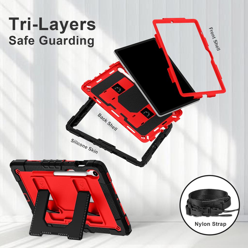 Tablet Protective Case C5 Suitable for Samsung Galaxy Tab S9 FE/S10 FE/S10 Lite 10.9” with Stand 10 Colors Available