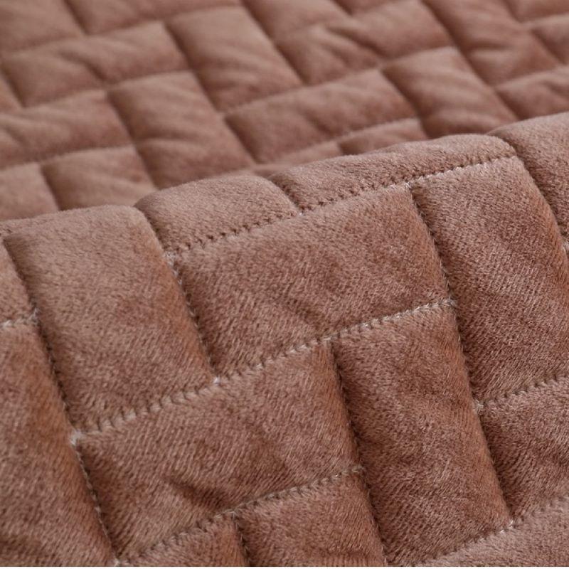 Европейский зимний теплый бархатный стеганый диван-полотенце — фото 2