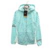 Unused Running Long Sleeve Zip Hoodie L Green System Tagged Women Used
