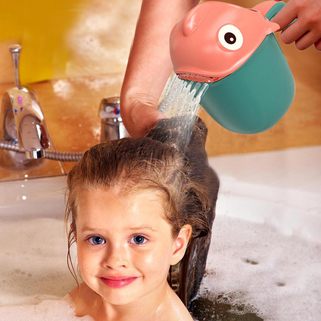 Shampoo Rinse Cup Creative Clownfish Shampoo Cup Multifunctional Lovely Washing Baby Hair Rinse Cup Rinser Shower Sprinkler