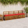 1 Piece VUGHT Bench Cushion 100percent  Polyester Red 110 X 30 X 5 Cm