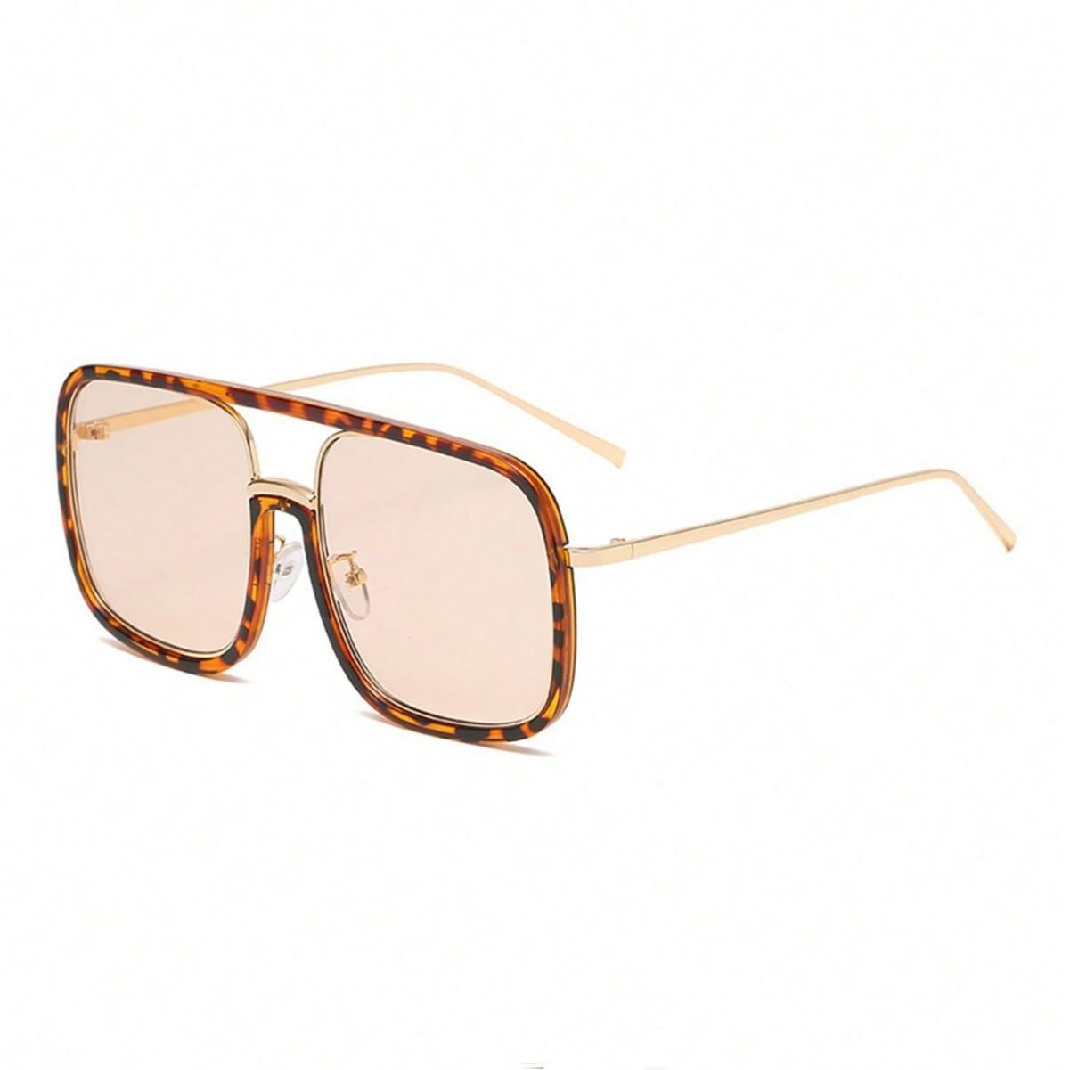 

Oversized Pilot Sunglasses Women s Punk Large Frame Glasses Fashion Retro Men s Outdoor Sunglasses Leopard Pattern Box Goggles