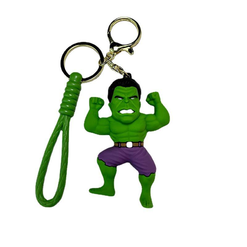 Avengers Superhero Keychain Pendant - Cartoon Backpack Doll for Car Keys