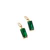 Exquisite Geometric Zirconia Pendant Earrings - Light Luxury Style