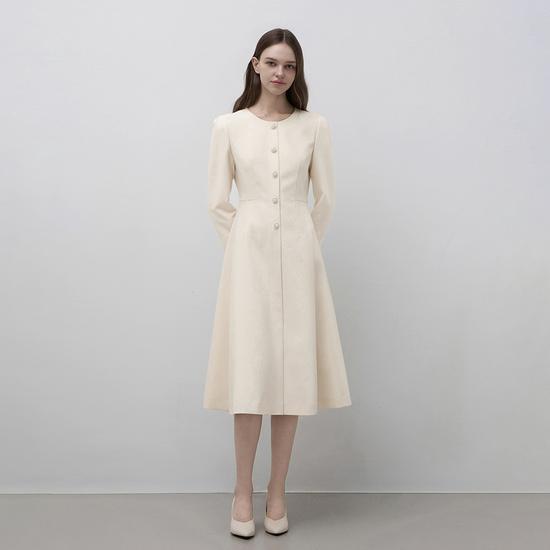 Ribbon Tie Flare Dress ITQ2YOP910 Elegant Summer Dress