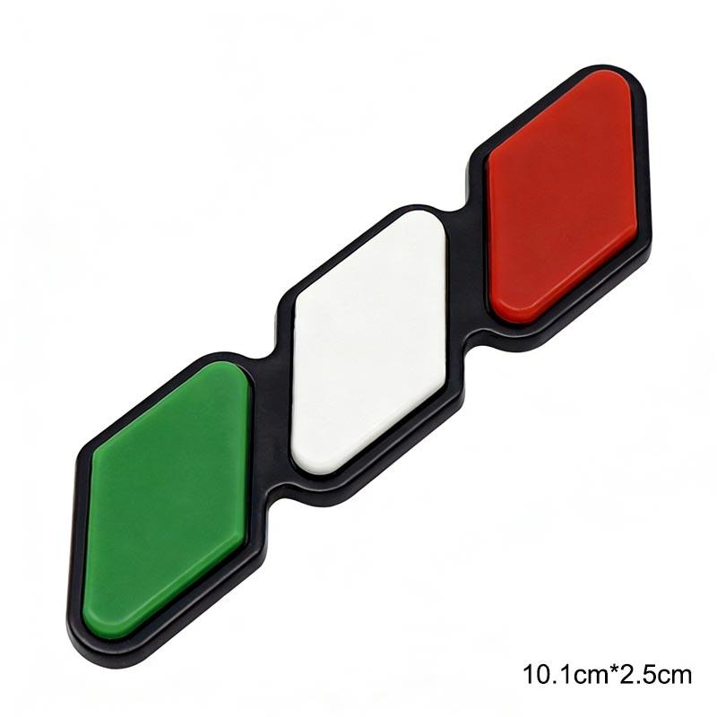 3D ABS Tri Color Decorative Sticker For Toyota Tundra Superb, Volkswagen Fiat Peugeot Grille Modification Accessories