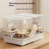 Hamster Split Cage Deluxe Dual Room Breeding Enclosure For Two Small Pets With Separate Spaces 47 Base Habitat House