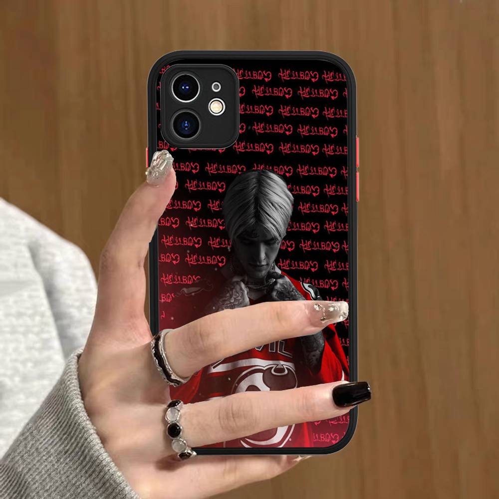 

Hip Hop Rapper L-Lil P-Peep For IPhone 16 15 14 13 12 11 Pro Max X XS MAX Plus Translucent Black Phone Cover iphone X