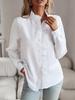 Women's 2024 Autumn Ruffle Long Sleeve Cardigan Top