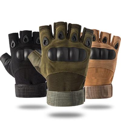 Herren Militärische Taktische Fahrradhandschuhe Atmungsaktive Anti-Rutsch-Halbfinger-Sporthandschuhe MTB-Fahrradhandschuhe