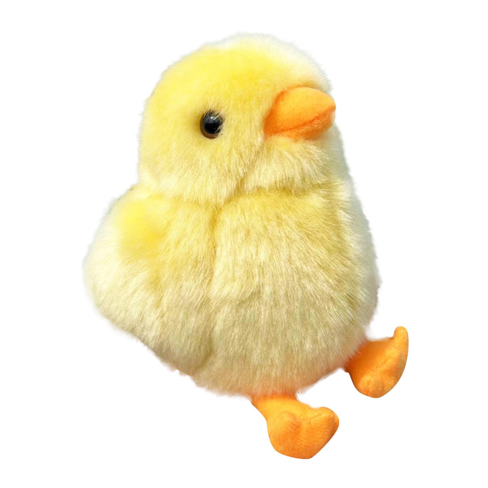 

Soft Plush Animal Stuffed Toy Cute Chick Design Lightweight Small Size Suitable for Children and Collectors Plush Doll for Home and Travel One Size жовтий